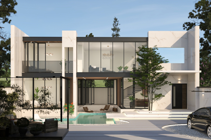 طراحی ویلا سبک مدرن