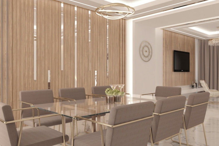 طراحی داخلی لوکس مدرن